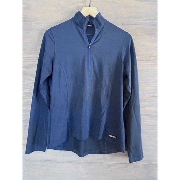 Kerrits In Stride Quarter Zip Fleece
Tech Top Navy Blue Size Medium - Picture 2 of 5
